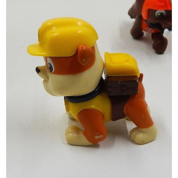 Paw Patrol Action Figures Marshall Rubble Zuma Chase Spin Master Lot of 3 - Picture 10 of 12